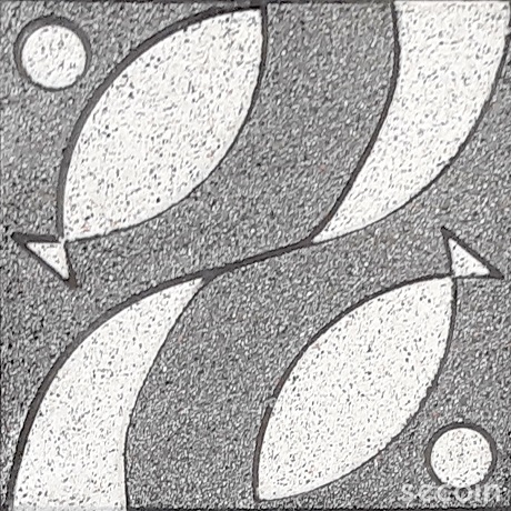 Multi-colour Terrazzo tile OD2-40-1038